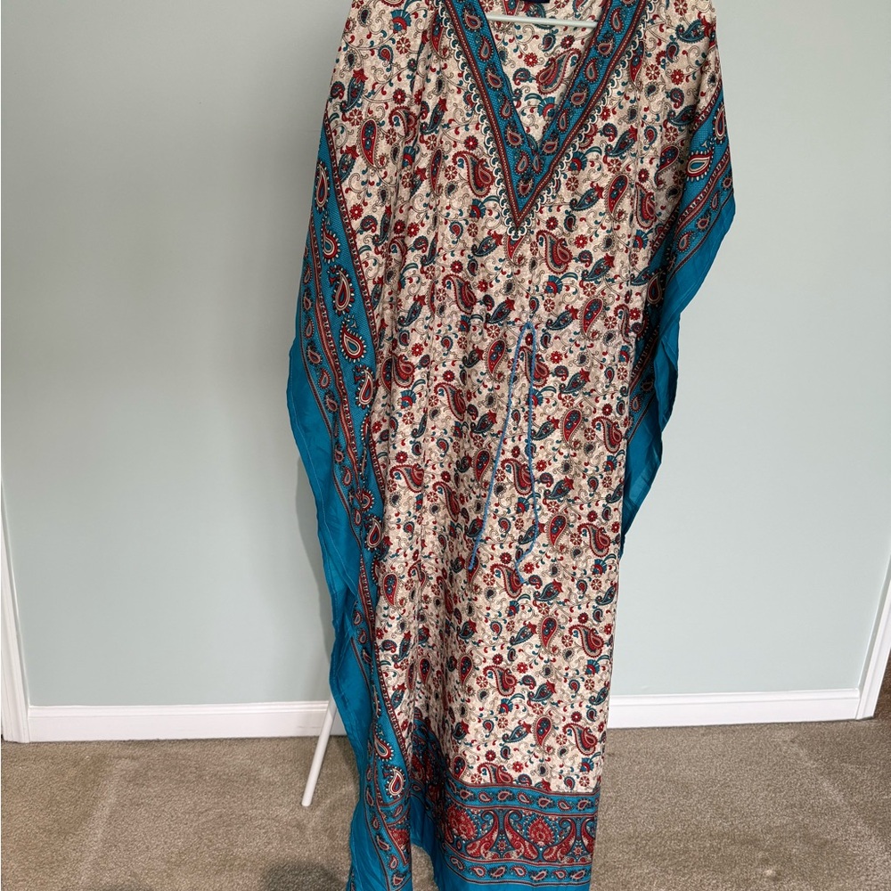 Mudit Paisley V-Neck Dress